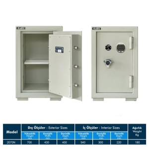 2070N KE Elektronik Çelik Kasa