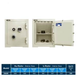 2060B KE Elektronik Çelik Kasa