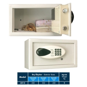 207 0 Elektronik ve Motorlu Otel Kasası