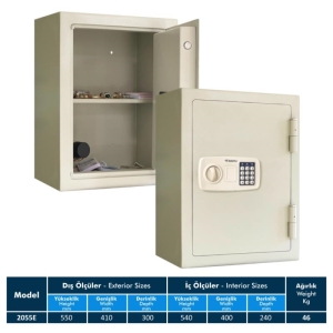 2055 E Elektronik Ev ve Ofis Kasası
